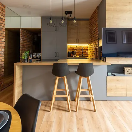 Apartment Brick Loft Premium Gdansk